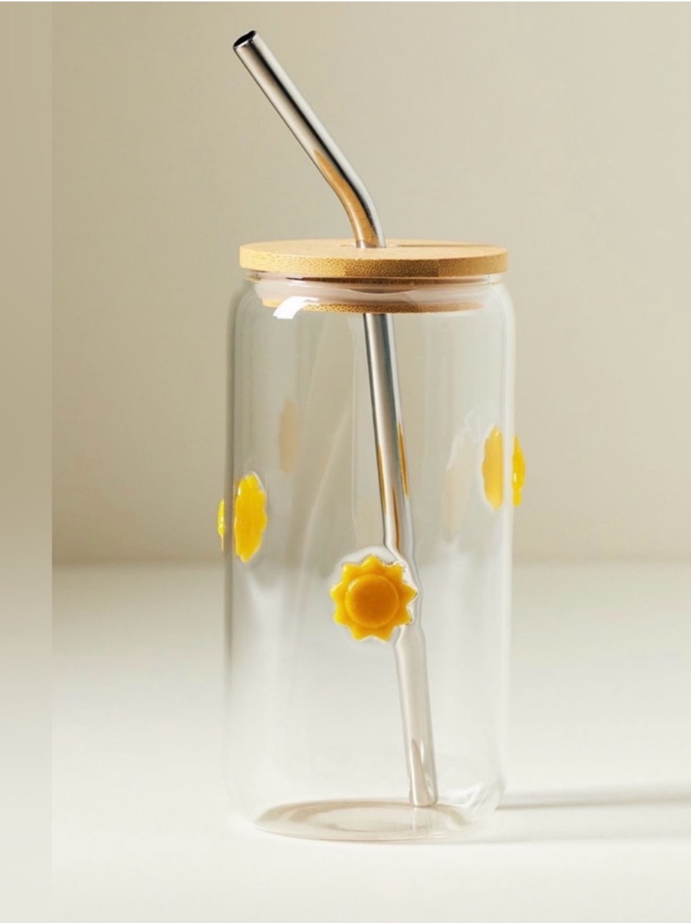 NWT Anthropologie SUN The Icon Juice Glass Tumbler with Lid